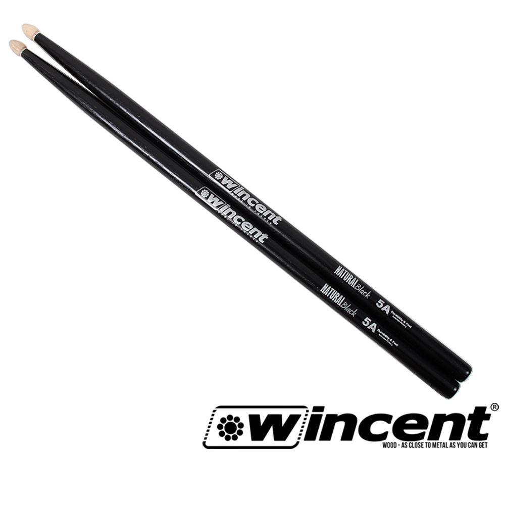Wincent Hickory 5A Black 드럼스틱 (W-5ACB)